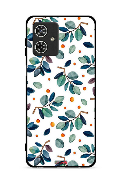 Tolwak غطاء حماية لهاتف موتورولا موتو جي 54 5G بنقشة أوراق الشجر