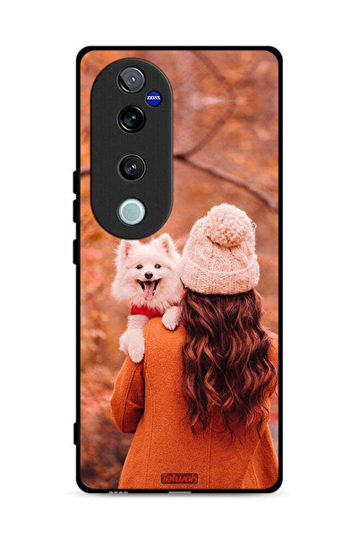Tolwak غطاء حماية لهاتف Vivo S19 Pro 5G يحمل جروًا