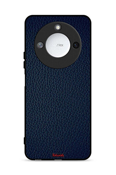 Tolwak غطاء حماية جلدي بنمط لهاتف Honor X60 5G