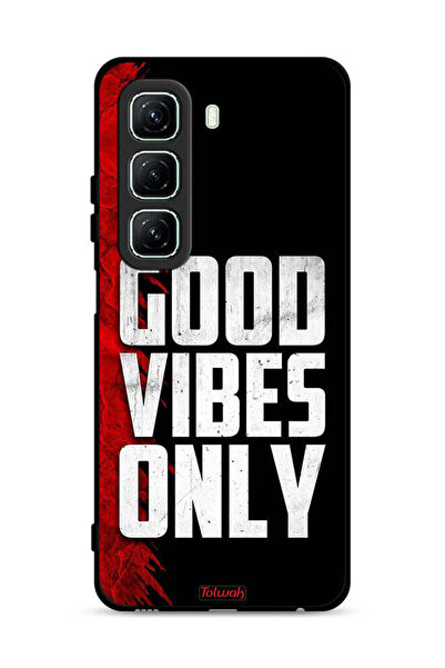 Tolwak غطاء حماية لهاتف Infinix Hot 50 5G - Good Vibes Only