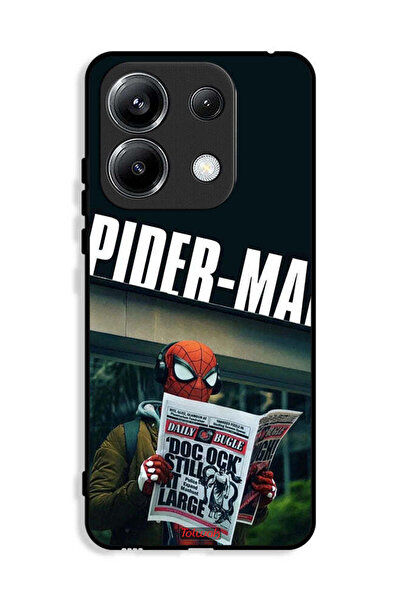 Tolwak غطاء حماية لهاتف شاومي بوكو M6 برو 4G سبايدرمان يقرأ صحيفة