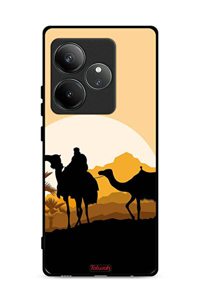 Tolwak غطاء حماية لهاتف Realme GT Neo6 SE 5G برسومات جمال في الصحراء