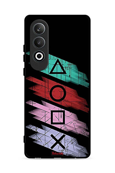Tolwak غطاء حماية لهاتف OnePlus Nord CE4 5G برسومات أيقونات لعبة Squid