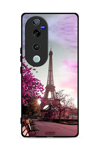 Tolwak غطاء حماية لهاتف Vivo S19 Pro 5G بتصميم برج إيفل