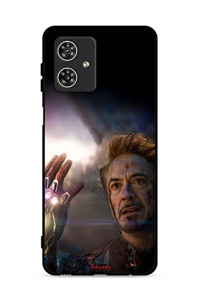 Tolwak غطاء حماية لهاتف موتورولا موتو جي 54 5G - أنا الرجل الحديدي