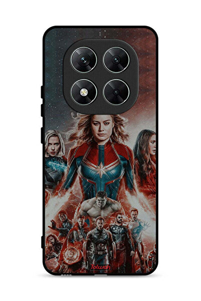 Tolwak غطاء حماية لهاتف Xiaomi Poco X7 5G بتصميم Avengers