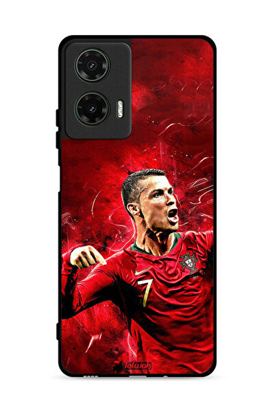 Tolwak غطاء حماية لهاتف موتورولا موتو جي 35 5G كريستيانو رونالدو