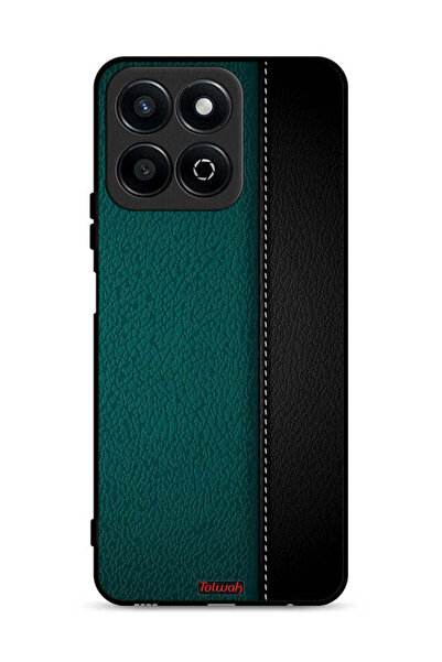 Tolwak غطاء حماية جلدي بنقشة لهاتف Honor Play 60 Plus 5G