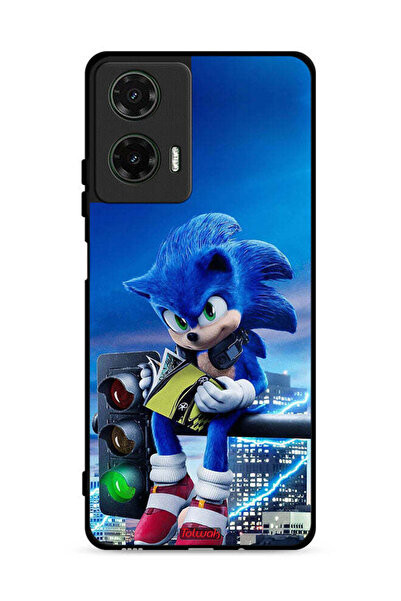 Tolwak غطاء حماية لهاتف موتورولا موتو جي 35 5G بطبعة سونيك ريدينج