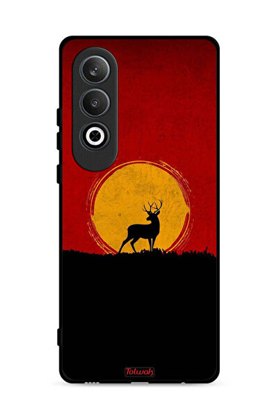 Tolwak غطاء حماية OnePlus Nord CE4 5G برسومات الغزال والقمر