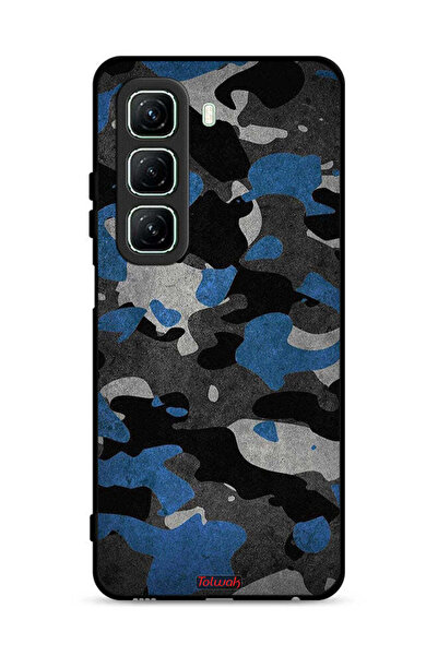 Tolwak غطاء حماية لهاتف Infinix Hot 50 5G بنمط مموه