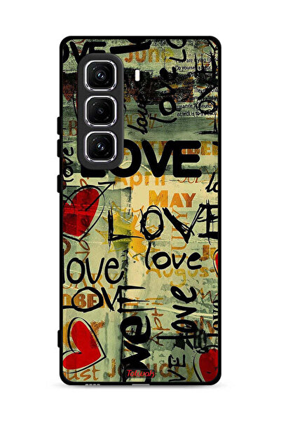 Tolwak غطاء حماية لهاتف Infinix Hot 50 Pro Plus 4G مع علامات الحب