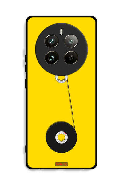 Tolwak غطاء حماية لهاتف Realme 12 Pro Plus 5G برسومات عجلة الكاسيت