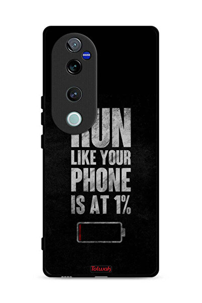 Tolwak غطاء حماية لهاتف Vivo V40 Pro 5G، اركض كما لو أن هاتفك يعمل بنسبة 1%