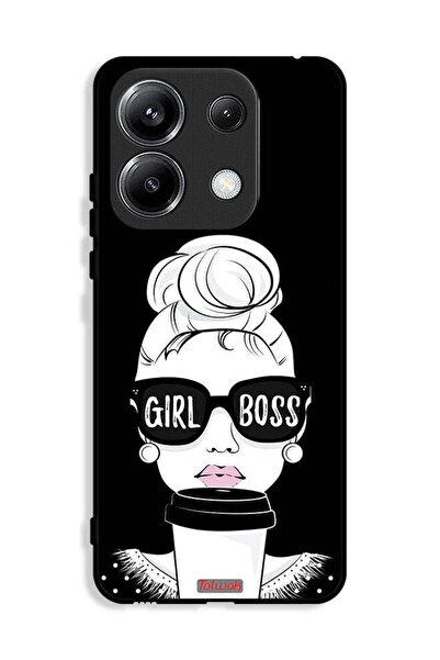 Tolwak غطاء حماية لهاتف Xiaomi Poco M6 Pro 4G بتصميم Girl Boss