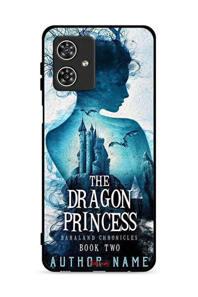 Tolwak غطاء حماية لهاتف موتورولا موتو جي 54 5G بطبعة أميرة التنين