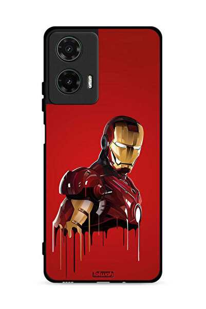 Tolwak غطاء حماية لهاتف موتورولا موتو جي 35 5G برسومات الرجل الحديدي