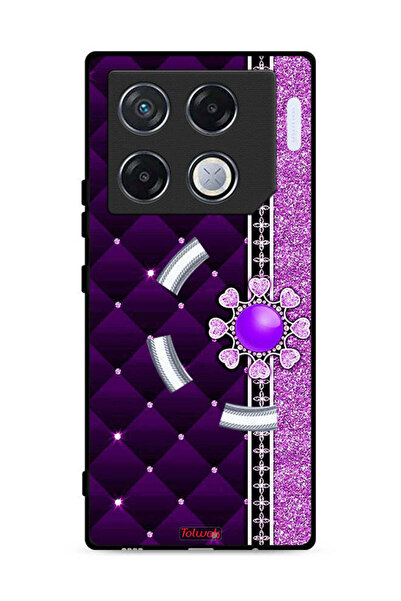 Tolwak غطاء حماية لهاتف Infinix GT 20 Pro 5G بقلوب لامعة