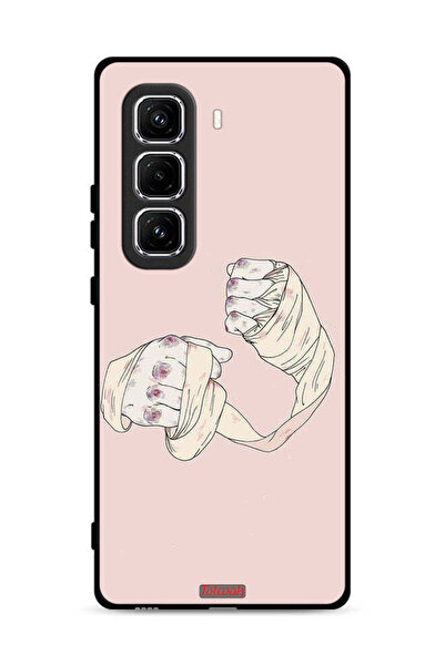 Tolwak غطاء حماية لهاتف Infinix Hot 50 Pro Plus 4G برسومات فنية مقاتلة