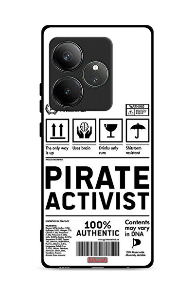 Tolwak غطاء حماية لهاتف Realme GT Neo6 SE 5G، ملصق ناشط خاص