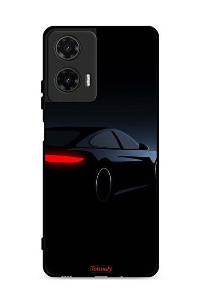 Tolwak غطاء حماية لهاتف موتورولا موتو جي 35 5G - سيارة داكنة