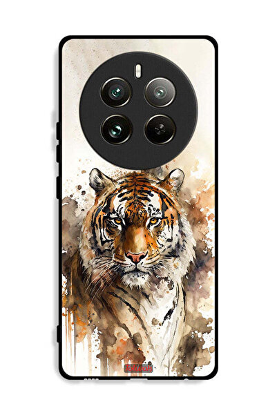 Tolwak غطاء حماية لهاتف Realme 12 Pro Plus 5G بنقشة فن تجريدي من جلد الفهد