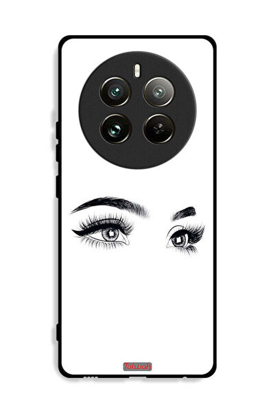 Tolwak غطاء حماية لهاتف Realme 12 Pro Plus 5G برسومات عيون فنية