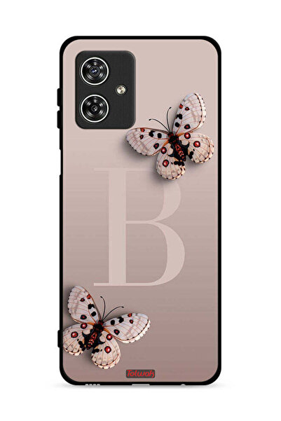 Tolwak غطاء حماية لهاتف موتورولا موتو جي 54 5 جي بنقشة فراشات