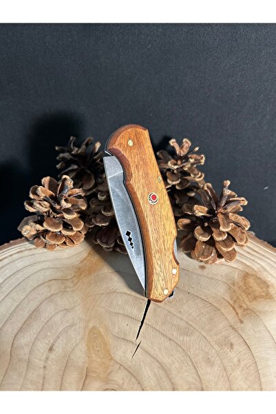 ATASAN Sapelli Saplı Kamp Çakısı, Piknik Çakısı, Outdoor Çakı, Katlanır Çakı, Bushcraft Çakı