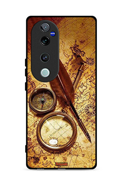 Tolwak غطاء حماية لهاتف Vivo S19 Pro 5G بتصميم بوصلة عتيقة