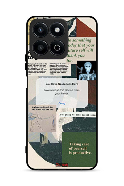 Tolwak غطاء حماية لهاتف Honor Play 60 Plus 5G اسمح لنفسك بالنمو