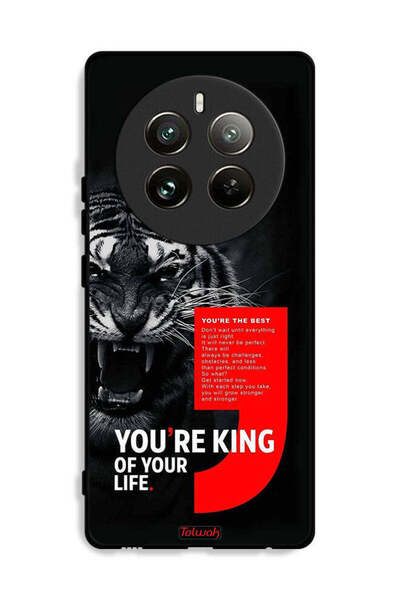 Tolwak غطاء حماية لهاتف Realme 12 Pro Plus 5G أنت ملك حياتك