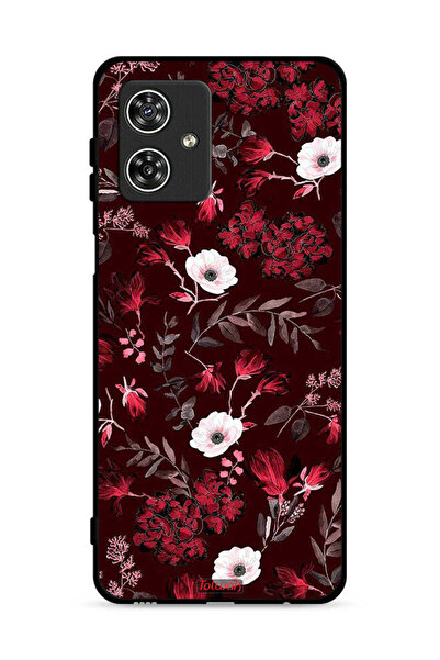 Tolwak غطاء حماية لهاتف موتورولا موتو جي 54 5 جي بنقشة زهور صغيرة وأوراق استو...