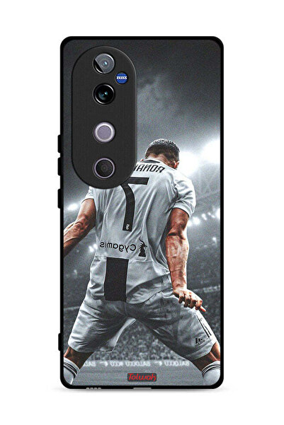 Tolwak غطاء حماية لهاتف Vivo V40 5G بطبعة احتفال كريستيانو رونالدو