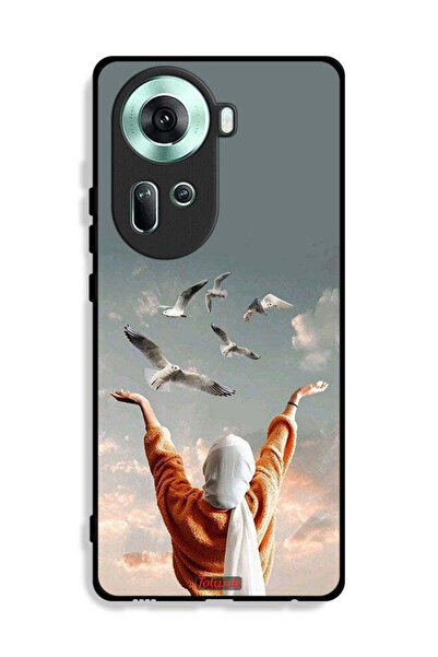 Tolwak غطاء حماية لهاتف Oppo Reno11 5G بتصميم طيور تحلق
