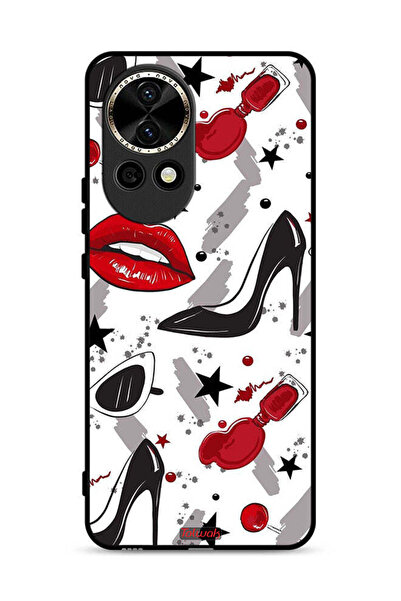 Tolwak Huawei nova 13 5G Protective Case Cover Lipstick And Shoes Art