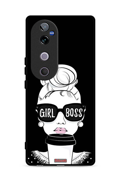 Tolwak غطاء حماية لهاتف Vivo V40 5G بتصميم Girl Boss