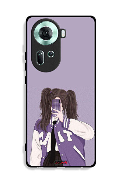 Tolwak غطاء حماية لهاتف Oppo Reno11 5G لالتقاط صور سيلفي