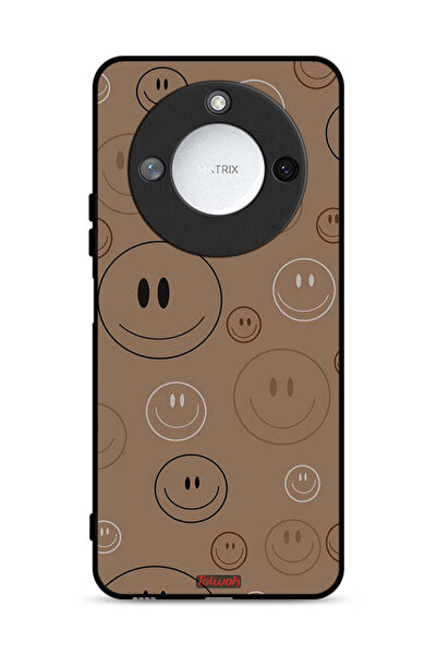 Tolwak غطاء حماية لهاتف Honor X60 5G بنقشة وجوه مبتسمة