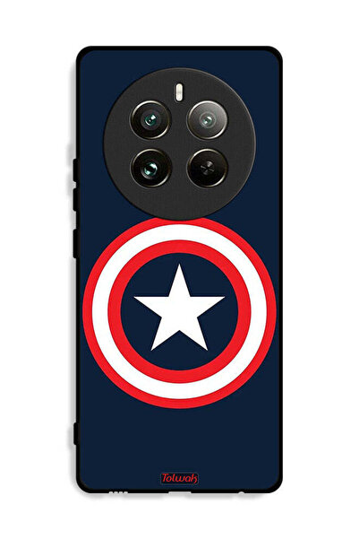 Tolwak Realme 12 Pro Plus 5G Protective Case Cover Captain America