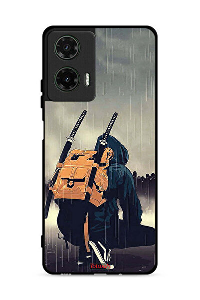 Tolwak غطاء حماية لهاتف موتورولا موتو جي 35 5G، رسمة سيف ساموراي رقمية