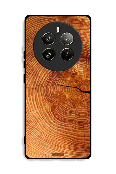 Tolwak غطاء حماية لجهاز Realme 12 Pro Plus 5G مصنوع من الخشب المتصدع