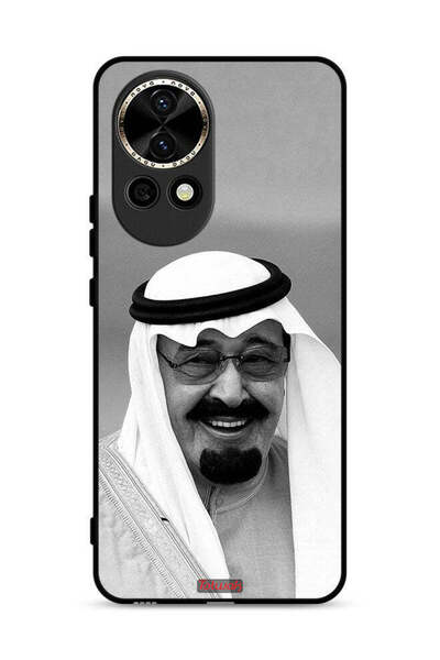 Tolwak غطاء حماية لهاتف هواوي نوفا 13 5G صورة الملك عبدالله مبتسمًا