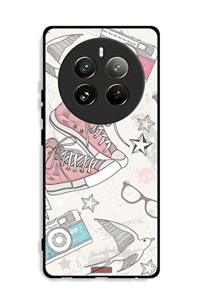 Tolwak غطاء حماية لهاتف Realme 12 Pro Plus 5G، حذاء قماشي وفن كاميرا