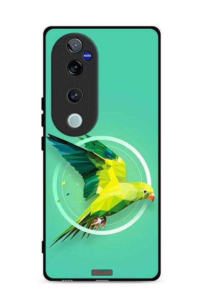 Tolwak غطاء حماية لهاتف Vivo S19 Pro 5G بتصميم فن تجريدي ببغاء