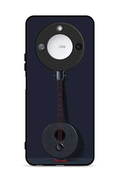 Tolwak غطاء حماية لهاتف Honor X60 5G بتصميم جيتار