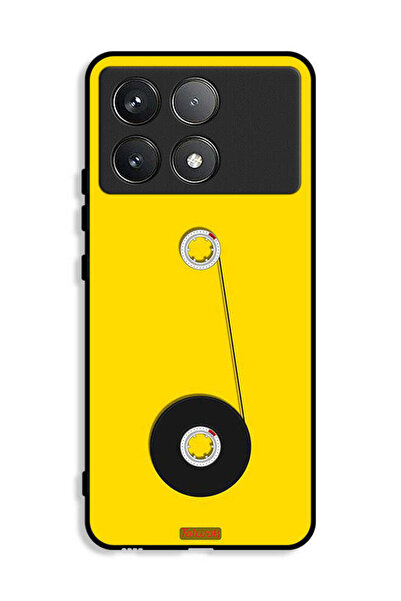 Tolwak غطاء حماية لهاتف Xiaomi Redmi K70E 5G بتصميم عجلة كاسيت