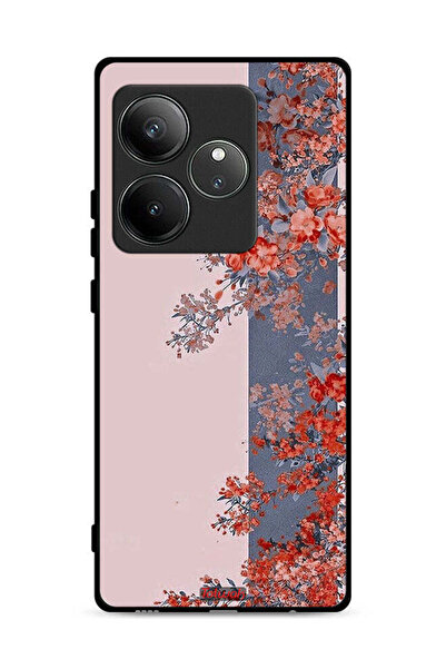 Tolwak غطاء حماية لهاتف Realme GT Neo6 5G برسومات أوراق الشجر والزهور