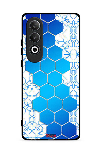 Tolwak غطاء حماية لهاتف Oppo K12 5G بأيقونات سداسية الشكل على شكل خلية نحل