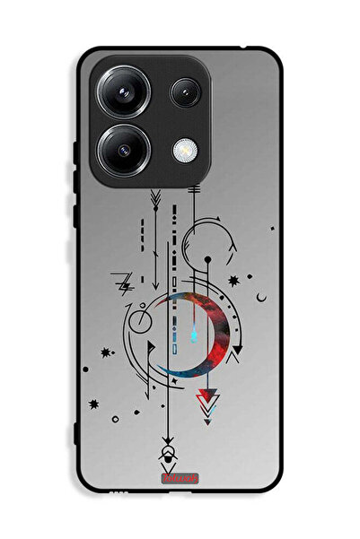 Tolwak غطاء حماية لهاتف شاومي بوكو M6 برو 4G بنقشة فنية على شكل قمر وسهام